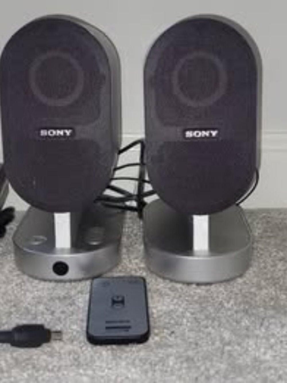 Sony SRS-ZX1 Stereo Computer Speakers - RARE